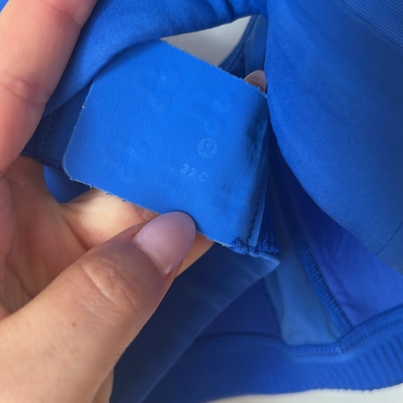 Lululemon Swift Speed Bra *High Support Cerulean Blue 32c - Picture 7 of 8